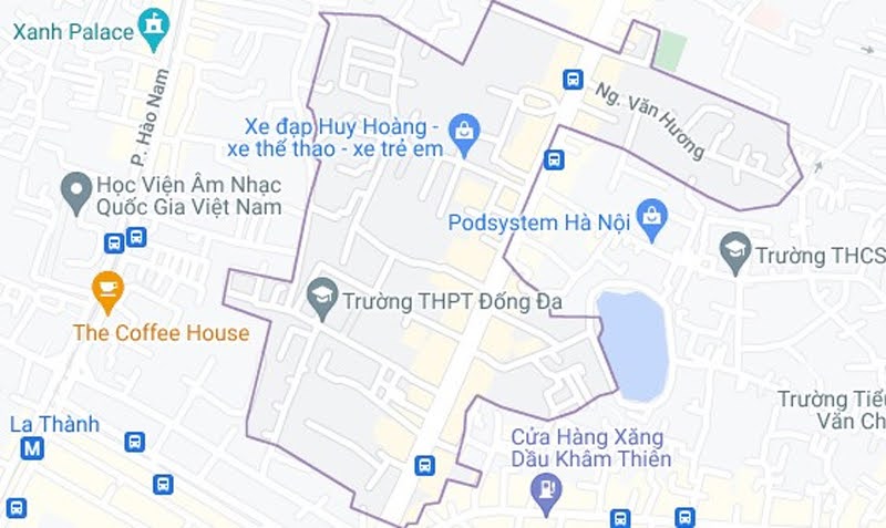 vi tri ban do phuong hang bot dong da ha noi